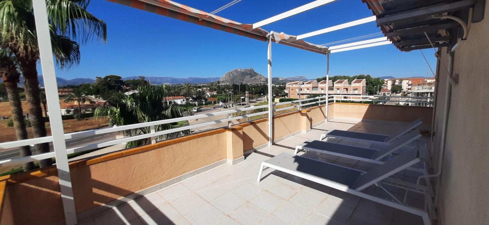Atico En Urb Bahia De Denia De Vacaciones Mar Por Medio Apartment Bagian luar foto