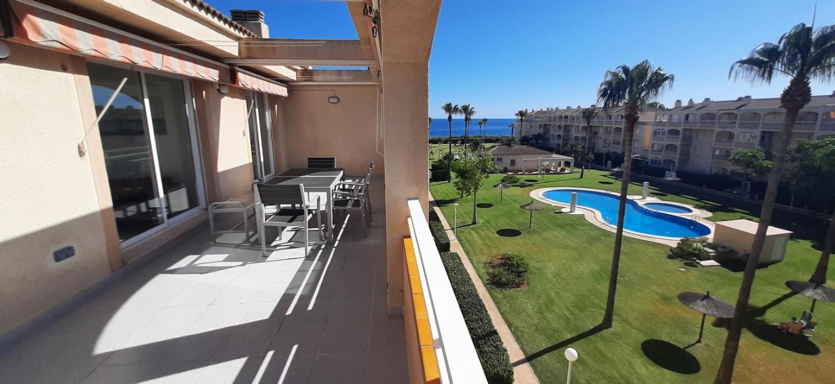 Atico En Urb Bahia De Denia De Vacaciones Mar Por Medio Apartment Bagian luar foto
